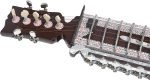 Dilruba With Fiber Hard Case, Pro Quality, Machine Head Tuning, 4 Main Strings & 15 Sympathetic Strings, Tun Wood, Beautiful Craft Work, Sweet Sound, Natural Wood Colour, Horse Hair Bow, Extra String & Rosin- Bhajan, Kirtan - Image 4