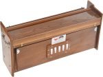Harmonium Dulcetina With Five Drone- Teak Wood By Kaayna Musicals, Compact Size, Easy to Carry, 3½ Octaves, Natural Wood Colour, Gig Bag, Bass & Male Reed- 440 Hz, Suitable for Yoga, Bhajan, Kirtan, Shruti, Mantra, Chanting - Image 3