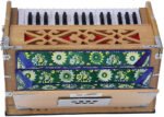 Harmonium Mini Magic By Kaayna Musicals, 4 Stop- 2 Main & 2 Drone, 2¾ Octave, Teak Colour, Gig Bag , Bass/Male- 440 Hz, For Yoga, Bhajan, Kirtan, Shruti, Mantra, Meditation, Chant, Vocal - Image 12