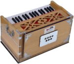 Harmonium Mini Magic By Kaayna Musicals, 4 Stop- 2 Main & 2 Drone, 2¾ Octave, Teak Colour, Gig Bag , Bass/Male- 440 Hz, For Yoga, Bhajan, Kirtan, Shruti, Mantra, Meditation, Chant, Vocal - Image 10