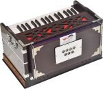 Harmonium Mini Magic By Kaayna Musicals, 4 Stop- 2 Main & 2 Drone, 2¾ Octave, Mahogany Colour, Gig Bag , Bass/Male- 440 Hz, Best for Yoga, Bhajan, Kirtan, Shruti, Mantra, Meditation, Chant, Vocal - Image 12