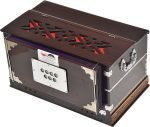 Harmonium Mini Magic By Kaayna Musicals, 4 Stop- 2 Main & 2 Drone, 2¾ Octave, Mahogany Colour, Gig Bag , Bass/Male- 440 Hz, Best for Yoga, Bhajan, Kirtan, Shruti, Mantra, Meditation, Chant, Vocal - Image 13