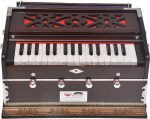 Harmonium Mini Magic By Kaayna Musicals, 4 Stop- 2 Main & 2 Drone, 2¾ Octave, Mahogany Colour, Gig Bag , Bass/Male- 440 Hz, Best for Yoga, Bhajan, Kirtan, Shruti, Mantra, Meditation, Chant, Vocal - Image 5