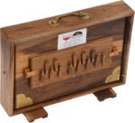 Shruti Box Teak Wood Size (15″ X 10″ X 3″) Inches – Tuned : 440 Hz, Gig Bag, Natural Color, Key – C To C Lower Tone Reeds, Sur Peti, Surpeti, Yoga, Bhajan, Kirtan, Mantra, Drone, Vocal - Image 3