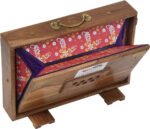 Shruti Box Teak Wood Size (15″ X 10″ X 3″) Inches – Tuned : 440 Hz, Gig Bag, Natural Color, Key – C To C Lower Tone Reeds, Sur Peti, Surpeti, Yoga, Bhajan, Kirtan, Mantra, Drone, Vocal - Image 11