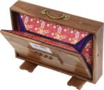 Shruti Box Teak Wood Size (15″ X 10″ X 3″) Inches – Tuned : 440 Hz, Gig Bag, Natural Color, Key – C To C Lower Tone Reeds, Sur Peti, Surpeti, Yoga, Bhajan, Kirtan, Mantra, Drone, Vocal - Image 12