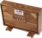 Shruti Box Teak Wood Size (15″ X 10″ X 3″) Inches – Tuned : 440 Hz, Gig Bag, Natural Color, Key – C To C Lower Tone Reeds, Sur Peti, Surpeti, Yoga, Bhajan, Kirtan, Mantra, Drone, Vocal - Image 14