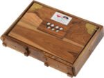 Shruti Box Teak Wood Size (15″ X 10″ X 3″) Inches – Tuned : 440 Hz, Gig Bag, Natural Color, Key – C To C Lower Tone Reeds, Sur Peti, Surpeti, Yoga, Bhajan, Kirtan, Mantra, Drone, Vocal - Image 19