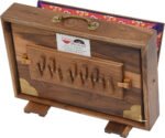 Shruti Box Teak Wood Size (15″ X 10″ X 3″) Inches – Tuned : 440 Hz, Gig Bag, Natural Color, Key – C To C Lower Tone Reeds, Sur Peti, Surpeti, Yoga, Bhajan, Kirtan, Mantra, Drone, Vocal - Image 6