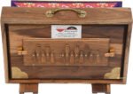 Shruti Box Teak Wood Size (15″ X 10″ X 3″) Inches – Tuned : 440 Hz, Gig Bag, Natural Color, Key – C To C Lower Tone Reeds, Sur Peti, Surpeti, Yoga, Bhajan, Kirtan, Mantra, Drone, Vocal - Image 7