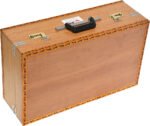 Folding Harmonium Melamyne Matte Finish By Kaayna Musicals- 9 Stops- 5 Main & 4 Drones, 3½ Octaves, Coupler,  Teak Colour, Carry Bag , Bass/Male- 440 Hz, For Yoga, Bhajan, Kirtan, Shruti, Mantra, Meditation, Chant, Vocal - Image 14