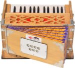 Harmonium Mini By Kaayna Musicals, 4 Stop- 27 Keys, 2¼ Octave, Teak Colour, Carry Bag , Bass/Male- 440 Hz, For Yoga, Bhajan, Kirtan, Shruti, Mantra, Meditation, Chant, Vocal - Image 11
