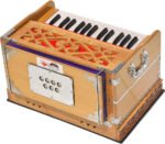 Harmonium Mini By Kaayna Musicals, 4 Stop- 27 Keys, 2¼ Octave, Teak Colour, Carry Bag , Bass/Male- 440 Hz, For Yoga, Bhajan, Kirtan, Shruti, Mantra, Meditation, Chant, Vocal - Image 13