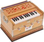 Harmonium Mini By Kaayna Musicals, 4 Stop- 27 Keys, 2¼ Octave, Teak Colour, Carry Bag , Bass/Male- 440 Hz, For Yoga, Bhajan, Kirtan, Shruti, Mantra, Meditation, Chant, Vocal - Image 10