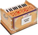 Harmonium Mini By Kaayna Musicals, 4 Stop- 27 Keys, 2¼ Octave, Teak Colour, Carry Bag , Bass/Male- 440 Hz, For Yoga, Bhajan, Kirtan, Shruti, Mantra, Meditation, Chant, Vocal - Image 4