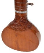 Sitar- Ravi Shankar Style With Fiber Hard Case- Studio Sitar- Semi Pro- 7 Main String, 12 to 13 Sympathetic Strings, Tun Wood, Traveler Model, Extra Strings, Few Mizrabs, With Pick-Up - Image 16