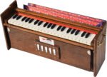 Harmonium Dulcetina With Five Drone- Teak Wood By Kaayna Musicals, Compact Size, Easy to Carry, 3½ Octaves, Natural Wood Colour, Gig Bag, Bass & Male Reed- 440 Hz, Suitable for Yoga, Bhajan, Kirtan, Shruti, Mantra, Chanting - Image 8