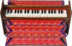 Harmonium Dulcetina With Five Drone- Teak Wood By Kaayna Musicals, Compact Size, Easy to Carry, 3½ Octaves, Natural Wood Colour, Gig Bag, Bass & Male Reed- 440 Hz, Suitable for Yoga, Bhajan, Kirtan, Shruti, Mantra, Chanting - Image 9