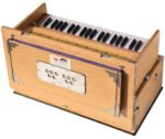 Safri Harmonium- Teak Color- Melamyne Matte Finish- Portable, Traveler, Baja- 3¼ Octave, 9 Stops (4 Drone), Two Set Reed- Bass/Male, Gig Bag, Tuning 440 Hz, For Yoga, Bhajan, Kirtan, Mantra, Vocal, Shruti - Image 14