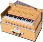 Safri Harmonium- Teak Color- Melamyne Matte Finish- Portable, Traveler, Baja- 3¼ Octave, 9 Stops (4 Drone), Two Set Reed- Bass/Male, Gig Bag, Tuning 440 Hz, For Yoga, Bhajan, Kirtan, Mantra, Vocal, Shruti - Image 7