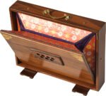 Shruti Box Teak Wood Size (16″ X 12″ X 3″) Inches- 440 Hz, Gig Bag, Natural Color, Key- C To C (Lower Tone), Surpeti, Yoga, Bhajan, Kirtan, Mantra, Drone, Vocal - Image 13