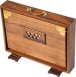 Shruti Box Teak Wood Size (16″ X 12″ X 3″) Inches- 440 Hz, Gig Bag, Natural Color, Key- C To C (Lower Tone), Surpeti, Yoga, Bhajan, Kirtan, Mantra, Drone, Vocal - Image 14
