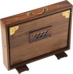 Shruti Box Teak Wood Size (16″ X 12″ X 3″) Inches- 440 Hz, Gig Bag, Natural Color, Key- C To C (Lower Tone), Surpeti, Yoga, Bhajan, Kirtan, Mantra, Drone, Vocal - Image 16