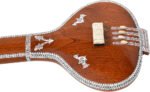 Tanpura, Tambura, Tanpuri, 4 Main String, Tun Wood, Beautiful Craft Work, Sweet Sound, Natural Wood Colour, Comes with A Gig Bag, Extra Strings For Yoga, Bhajan, Kirtan, Mantra, Chant, Raaga, Drone, Shruti - Image 6
