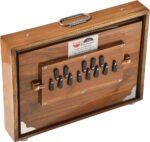 Shruti Box Teak Wood Size (16″ X 12″ X 3″) Inches- 440 Hz, Gig Bag, Natural Color, Key- C To C (Lower Tone), Surpeti, Yoga, Bhajan, Kirtan, Mantra, Drone, Vocal - Image 5