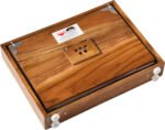 Shruti Box Teak Wood Size (16″ X 12″ X 3″) Inches- 440 Hz, Gig Bag, Natural Color, Key- C To C (Lower Tone), Surpeti, Yoga, Bhajan, Kirtan, Mantra, Drone, Vocal - Image 17