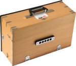 OM Safri Harmonium- Teak Color- Melamyne Matte Finish- Portable, Traveler, Baja- 2¾ Octave, 4 Stops- 2 Drone, Two Set Reed- Bass/Male, Gig Bag, Tuning 440 Hz, For Yoga, Bhajan, Kirtan, Mantra, Vocal, Shruti - Image 15