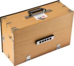 OM Safri Harmonium- Teak Color- Melamyne Matte Finish- Portable, Traveler, Baja- 2¾ Octave, 4 Stops- 2 Drone, Two Set Reed- Bass/Male, Gig Bag, Tuning 440 Hz, For Yoga, Bhajan, Kirtan, Mantra, Vocal, Shruti - Image 15