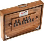 Shruti Box Teak Wood Size (16″ X 12″ X 3″) Inches- 440 Hz, Gig Bag, Natural Color, Key- C To C (Lower Tone), Surpeti, Yoga, Bhajan, Kirtan, Mantra, Drone, Vocal - Image 4