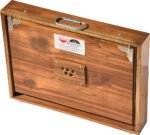 Shruti Box Teak Wood Size (16″ X 12″ X 3″) Inches- 440 Hz, Gig Bag, Natural Color, Key- C To C (Lower Tone), Surpeti, Yoga, Bhajan, Kirtan, Mantra, Drone, Vocal - Image 12