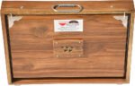 Shruti Box Teak Wood Size (16″ X 12″ X 3″) Inches- 440 Hz, Gig Bag, Natural Color, Key- C To C (Lower Tone), Surpeti, Yoga, Bhajan, Kirtan, Mantra, Drone, Vocal - Image 13