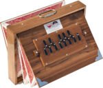 Shruti Box Teak Wood Size (16″ X 12″ X 3″) Inches- 440 Hz, Gig Bag, Natural Color, Key- C To C (Lower Tone), Surpeti, Yoga, Bhajan, Kirtan, Mantra, Drone, Vocal