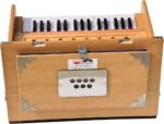 Safri Harmonium- Teak Color- Melamyne Matte Finish- Portable, Traveler, Baja- 2¾ Octave, 4 Stops- 2 Drone, Two Set Reed- Bass/Male, Gig Bag, Tuning 440 Hz, For Yoga, Bhajan, Kirtan, Mantra, Vocal, Shruti - Image 14